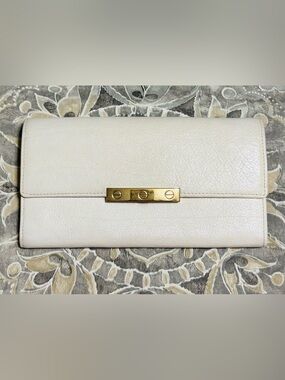 Cartier Leather Gold Bar Love Wallet
